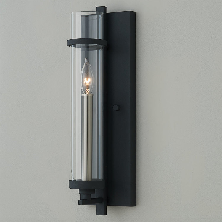 Glass wall sconces matte charcoal iron indoor lighting China-LEDER,Underwater light,Buried light,Lawn light,Floodlight,Wall light,Garden light,Wall Washer light,Line light,Point light source,Track light,Down light,light strip,Chandelier,Table light,Street light,High bay light,Grow light,Non-standard custom light,Interior lighting project,Outdoor lighting project