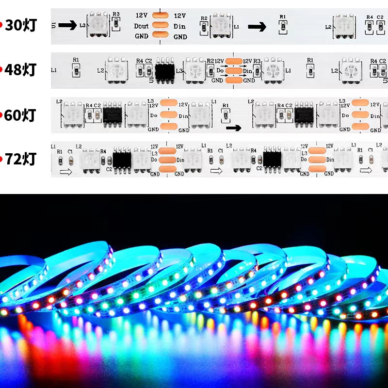 2811 led strip lights,rgb led strip,led strip diffuser,China factory-LEDER,Underwater light,Buried light,Lawn light,Floodlight,Wall light,Garden light,Wall Washer light,Line light,Point light source,Track light,Down light,light strip,Chandelier,Table light,Street light,High bay light,Grow light,Non-standard custom light,Interior lighting project,Outdoor lighting project